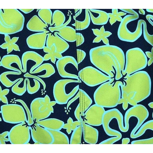 "ReBoot" Womens Board Shorts - Regular Rise / 10.5" Inseam (Green)