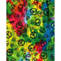 "Sign Language" Womens Elastic Waist Swim Board Shorts. REGULAR Rise + 5" Inseam (Tie Dye) - Board Shorts World