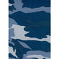 "Stealth Fanatic" Camo Print Womens Board Shorts - Regular Rise / 7" Inseam (Slate Blue) *NEW!