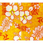 Elastic Waist Board Shorts "Tribal Council" Print Mens CUSTOM (Orange) - Board Shorts World