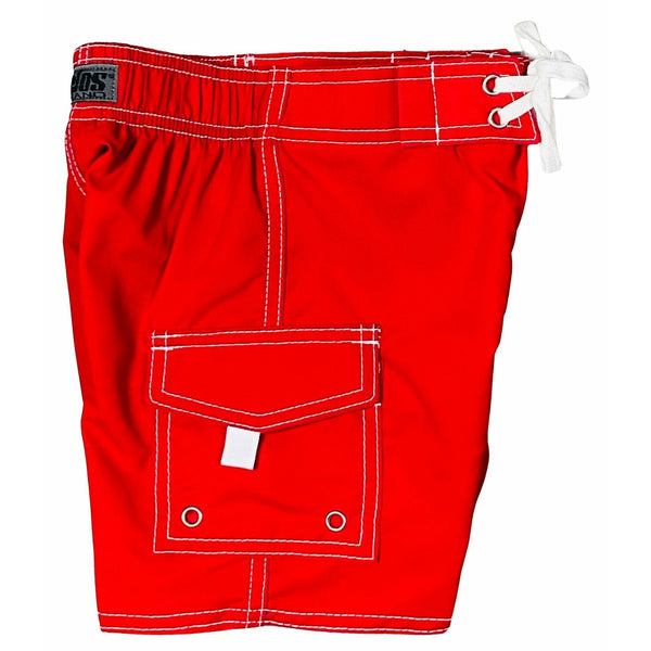 "A Solid Color" Toddler Board Short (Red)