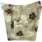 "Dew Drops" Womens Board Shorts - Regular Rise / 7" Inseam (Sand) - Board Shorts World
