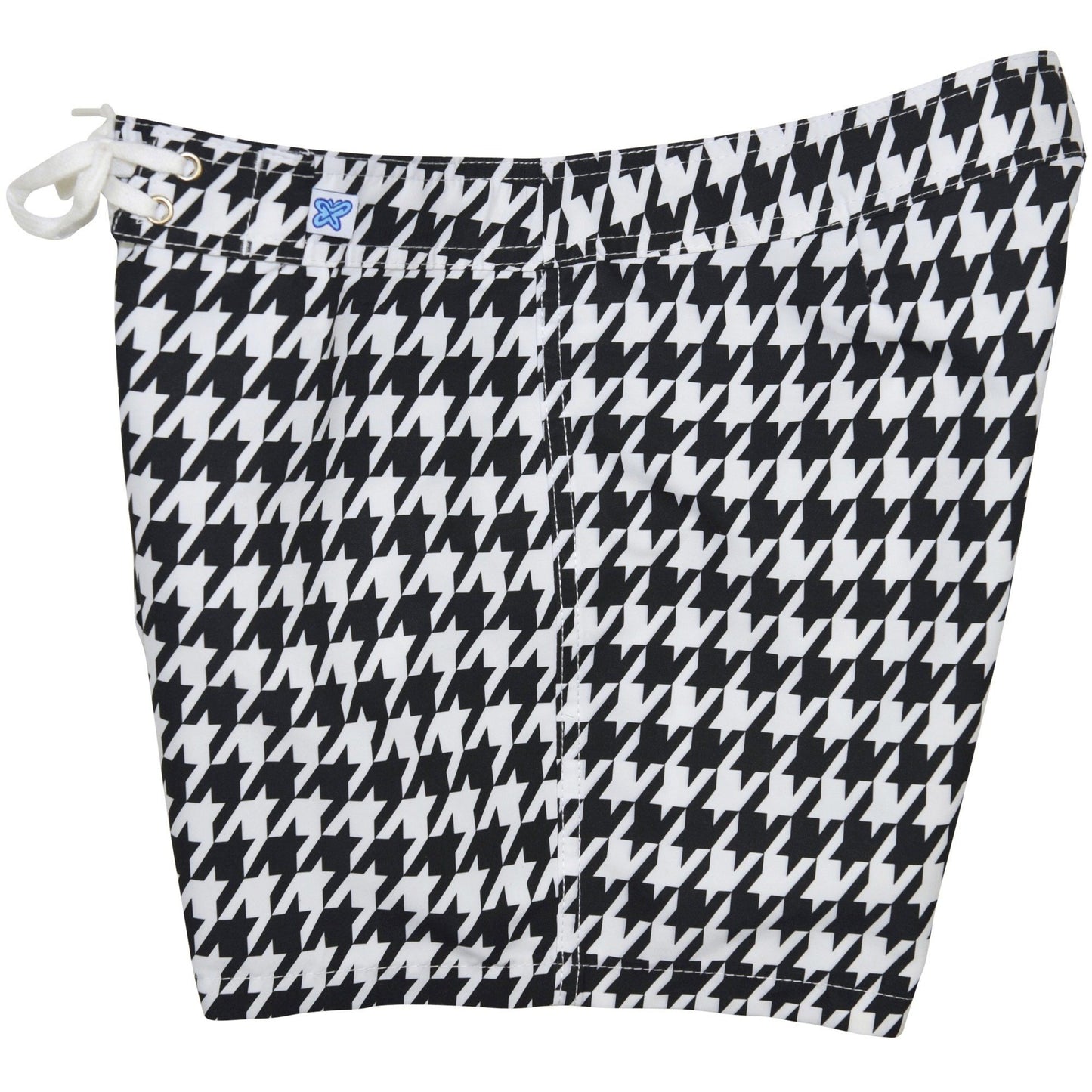 "Sweet Tooth" Houndstooth Print Board Shorts - Regular Rise / 5" Inseam - Board Shorts World - 2
