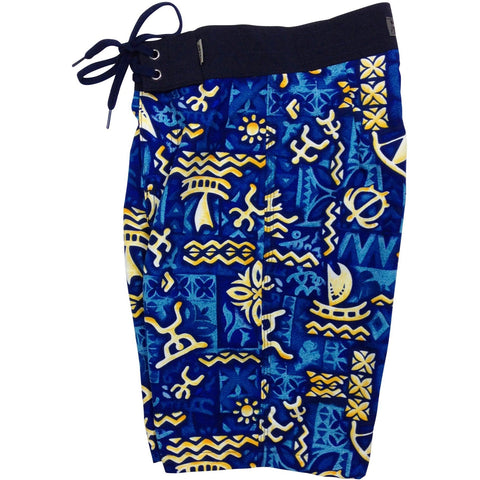 "Jungle Cruise" Boys + Girls Board Shorts. 8" Inseam / 18.5" Outseam (Blue, Red, Olive or Charcoal) - Board Shorts World - 1