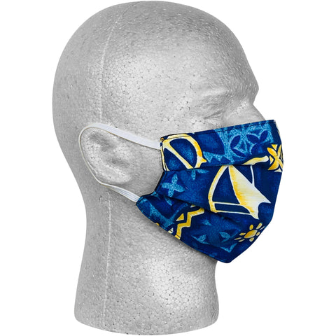 "Jungle Cruise" Face Mask (Blue) - Board Shorts World