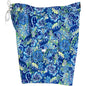 **Fixed (Non Elastic) Waist Board Shorts "Lucy in the Sky" (Blue) Mens CUSTOM